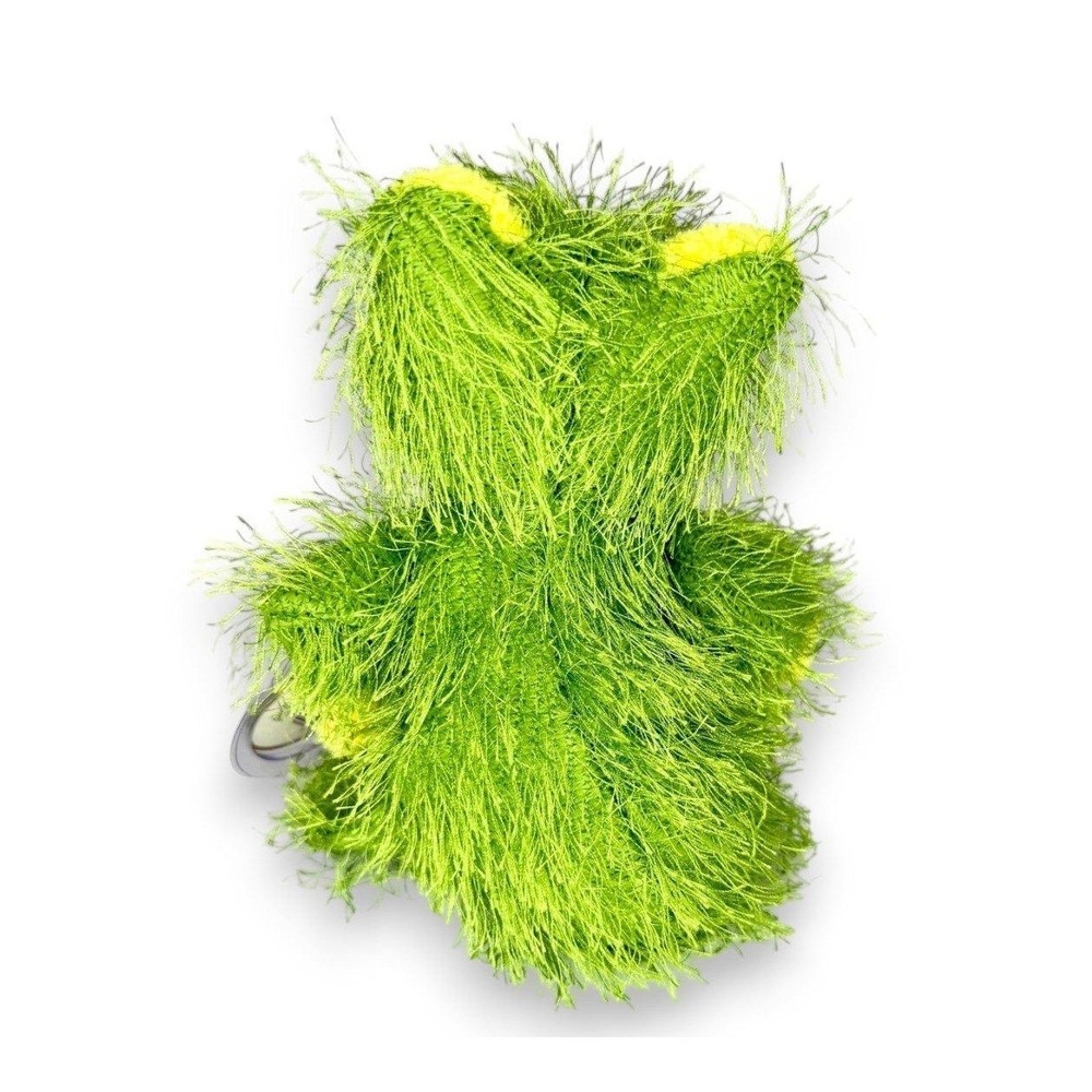 Hopscotch the Frog Punkie | Green Fuzzy Frog | Mint Heart Tag TY Punkies - Picture 3 of 6